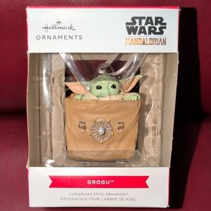 Hallmark Star Wars Baby Yoda Mandalorian Grogu Ornament Nwt New